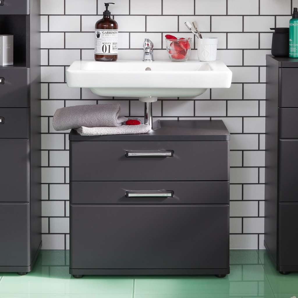 home24 Waschbeckenunterschrank Monte