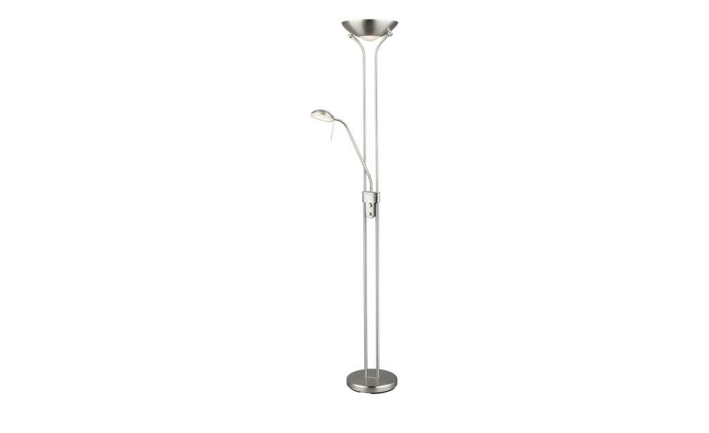 KHG LED-Deckenfluter, 2-flammig, silberfarben ¦ silber Lampen & Leuchten > Innenleuchten > Stehlampen - Höffner