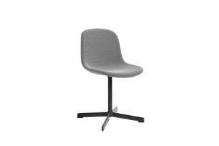 HAY - Neu Chair 10   - gepolstert - Gestell helles schwarz - Sitzfläche Remix 163 - indoor