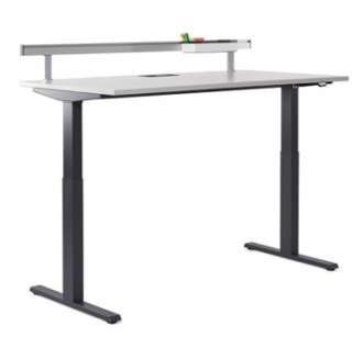 Steelcase - Migration SE Schreibtisch - snow WY