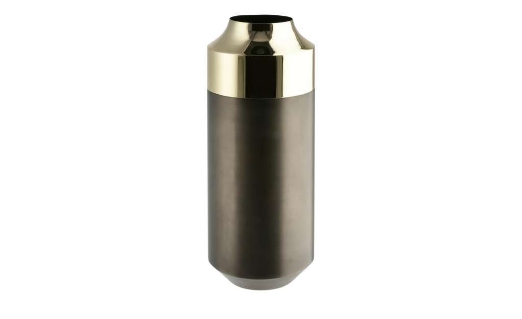 Vase ¦ braun ¦ Metall, StahlØ: 12.5 Dekoration > Vasen - Höffner