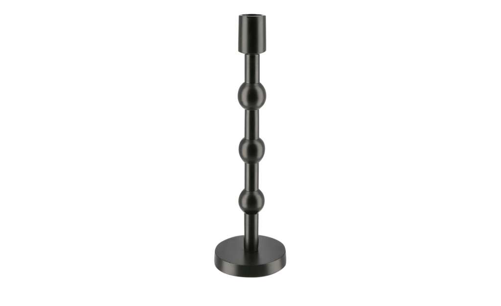Kerzenhalter ¦ schwarz ¦ MetallØ: 8.5 Dekoration > Kerzen & Lichter > Kerzenständer - Höffner