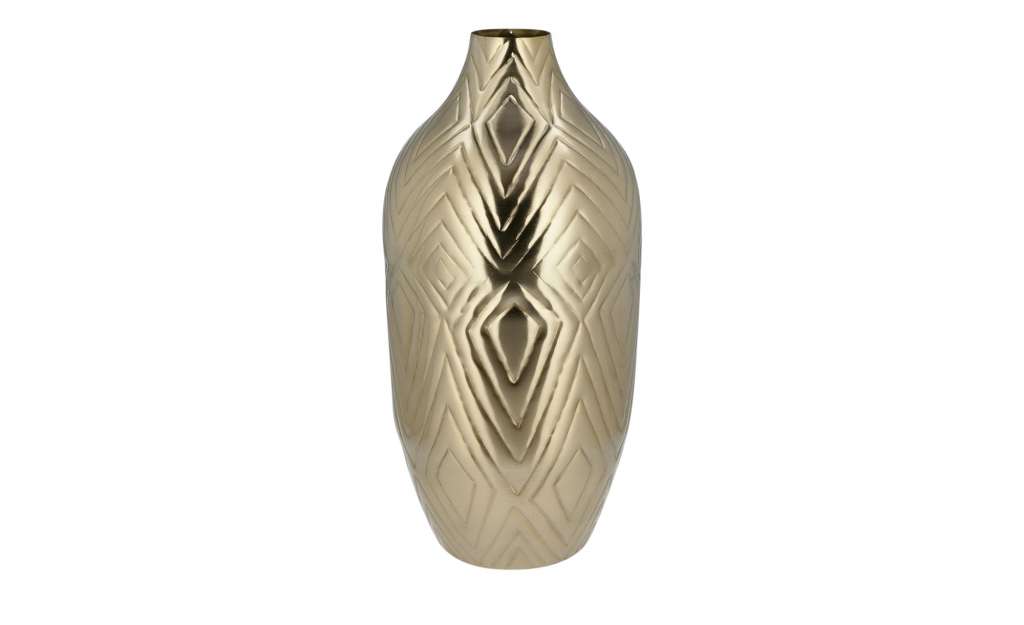 Vase ¦ gold ¦ MetallØ: 24 Dekoration > Vasen - Höffner