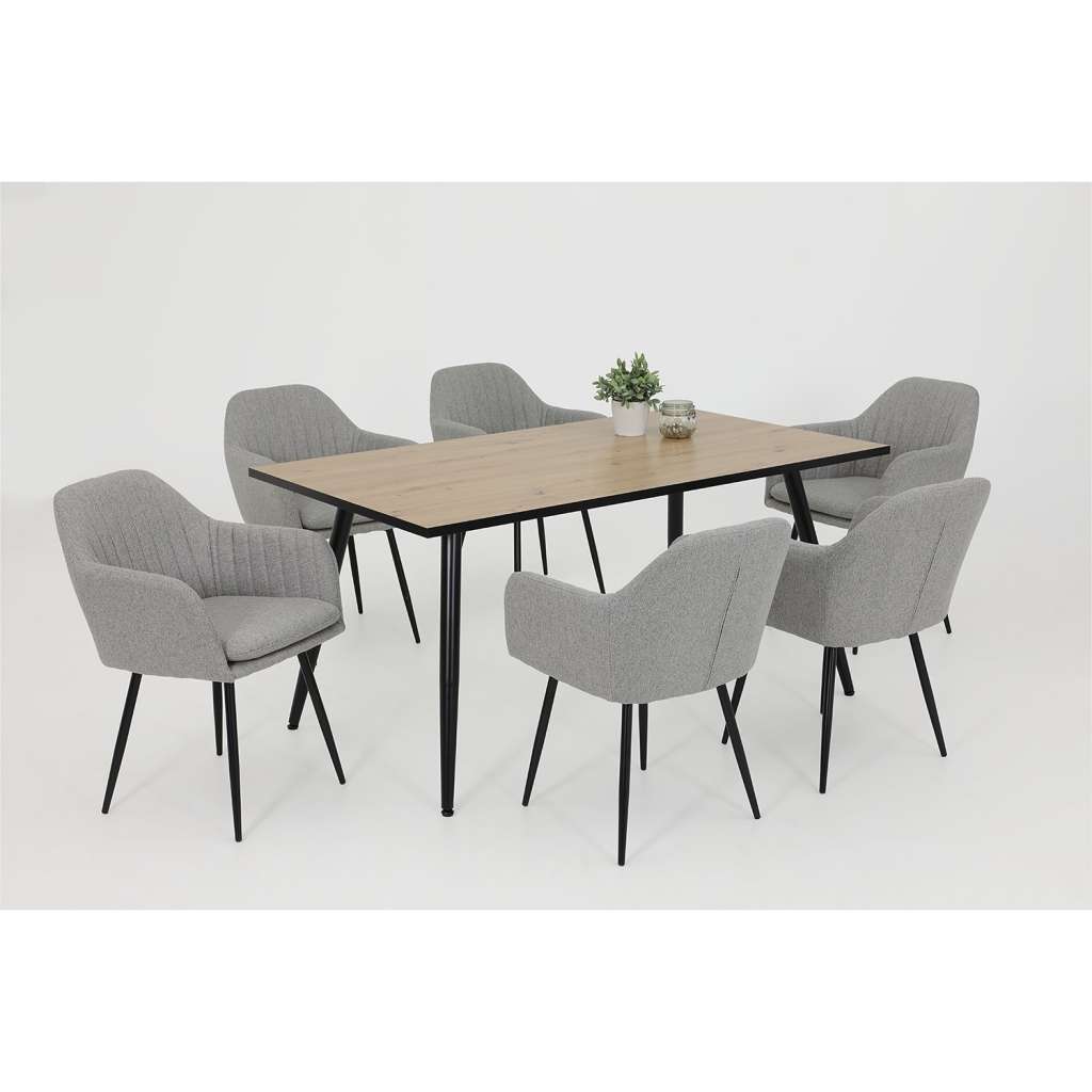 home24 Armlehnenstuhl Turtola (2er-Set)