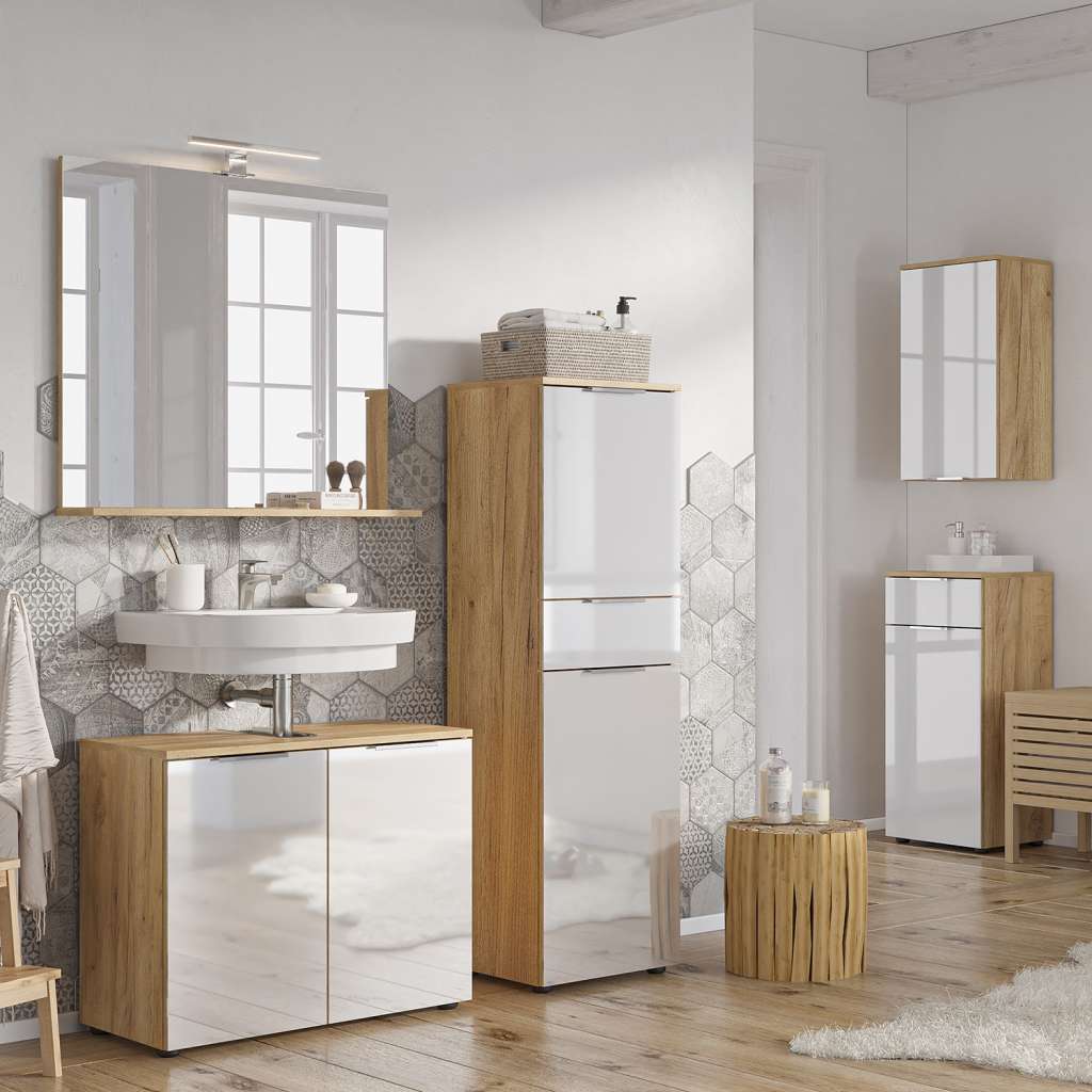 home24 Badezimmerset Avino I (5-teilig)