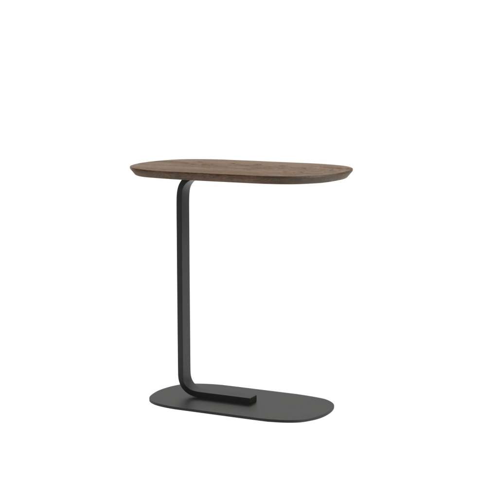 Muuto - Relate Side Tisch - massic eiche geräuchert/ schwarz  - H 60.5