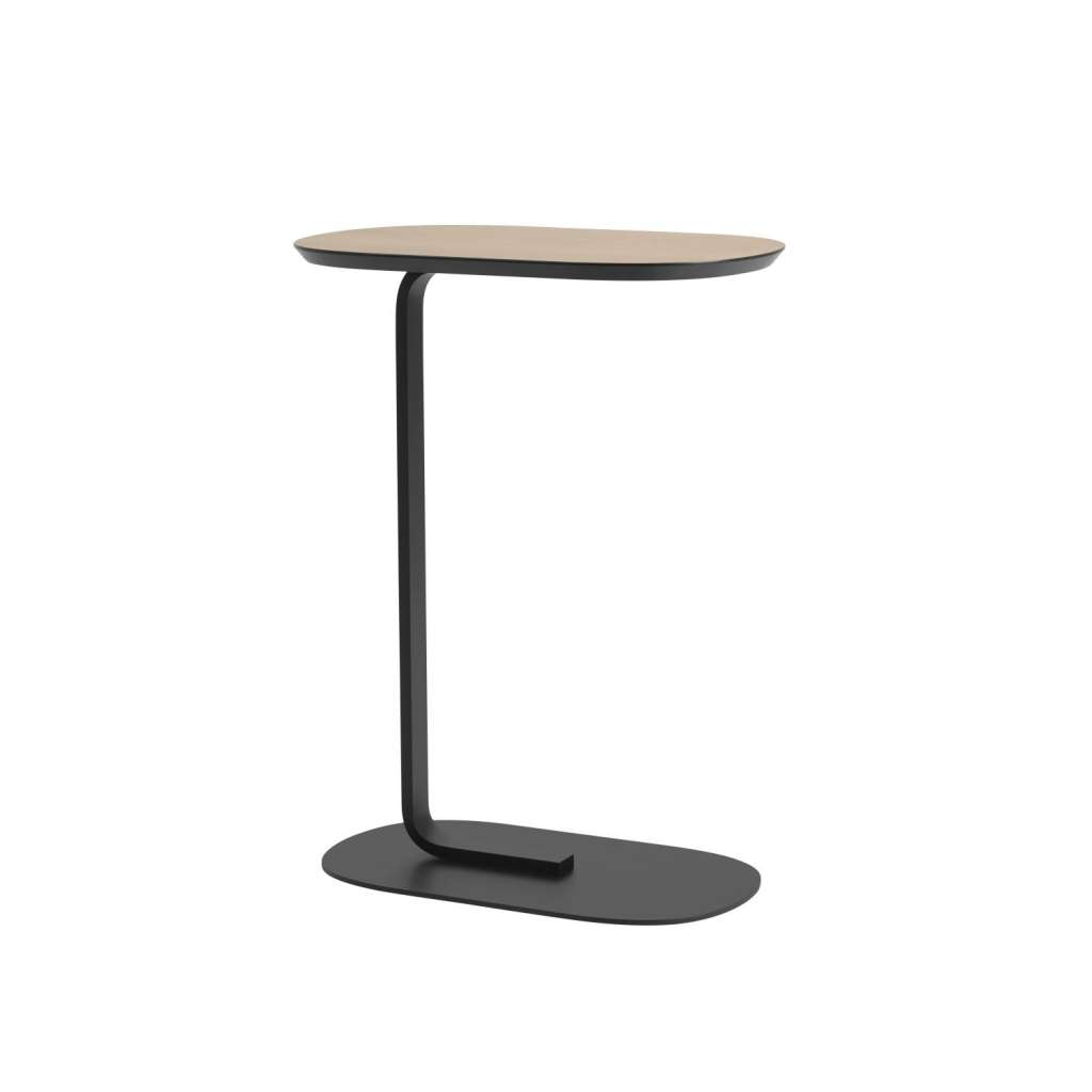Muuto - Relate Side Tisch - oak veneer/black - H 73.5