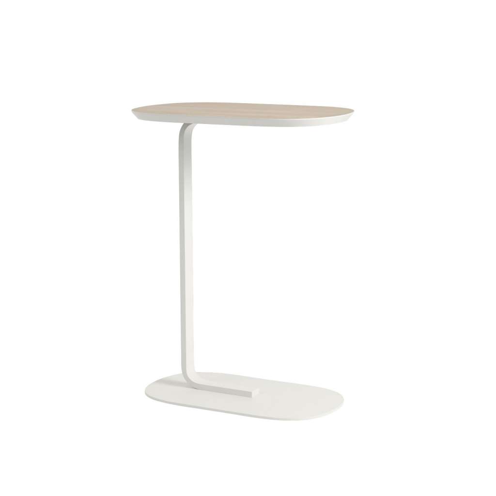 Muuto - Relate Side Tisch - oak venner/off white - H 73.5