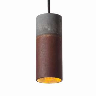 Graypants - Roest Pendelleuchte vertikal - rust/zinc - 15 cm
