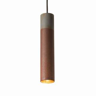 Graypants - Roest Pendelleuchte vertikal - rust/zinc - 30 cm