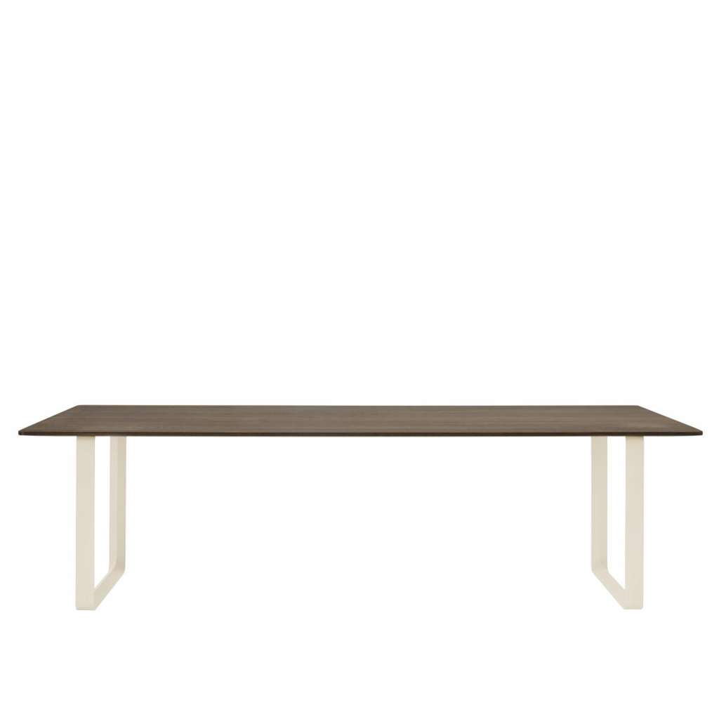 Muuto - 70/70 Tisch XL - solid smoked oak - Gestell sand