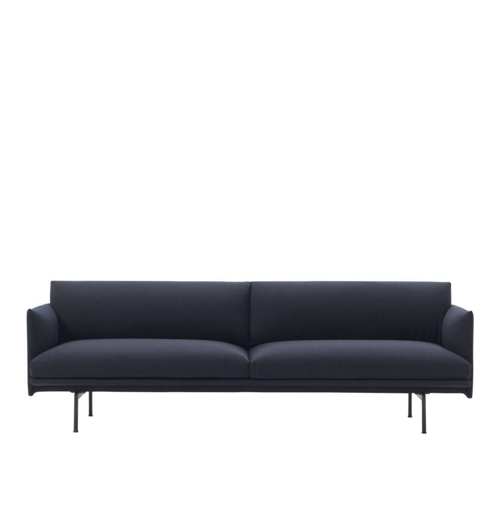 Muuto - Outline Sofa - 2 Sitzer - Vidar 554