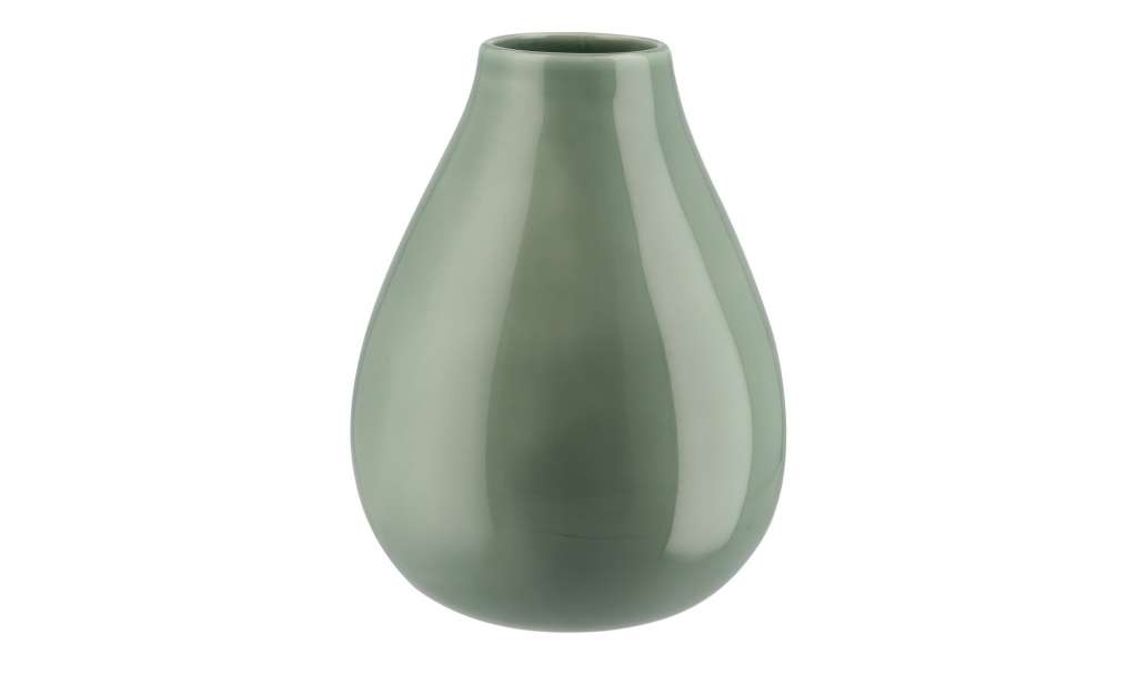 Vase ¦ grün ¦ KeramikØ: 18 Dekoration > Vasen - Höffner