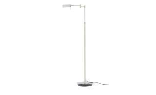LED-Leseleuchte, Nickel-matt, verstellbar ¦ silber Lampen & Leuchten > Innenleuchten > Stehlampen - Höffner