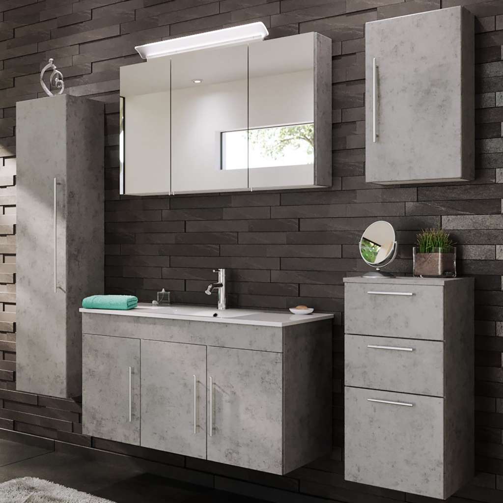 home24 Badezimmerset Teramo III (5-teilig)