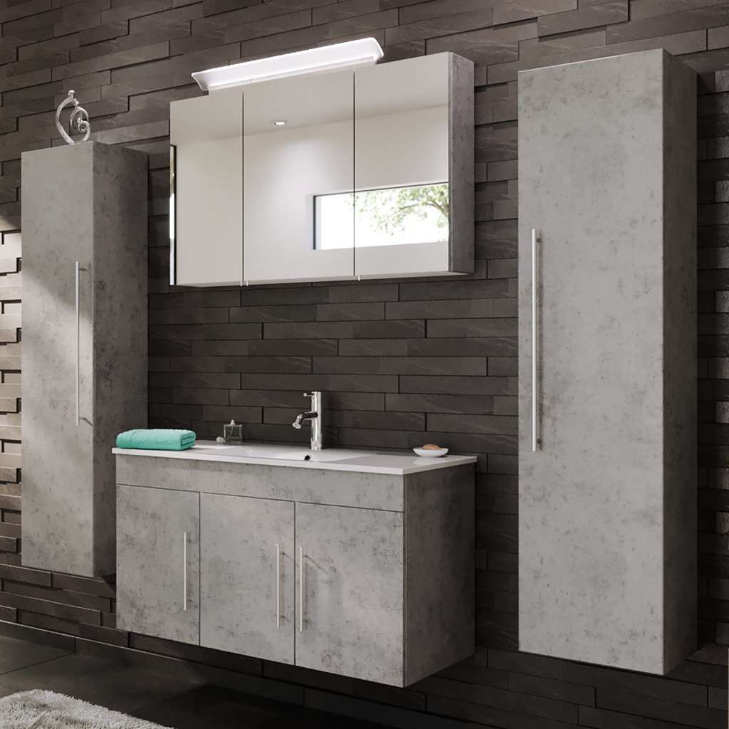 home24 Badezimmerset Teramo II (4-teilig)