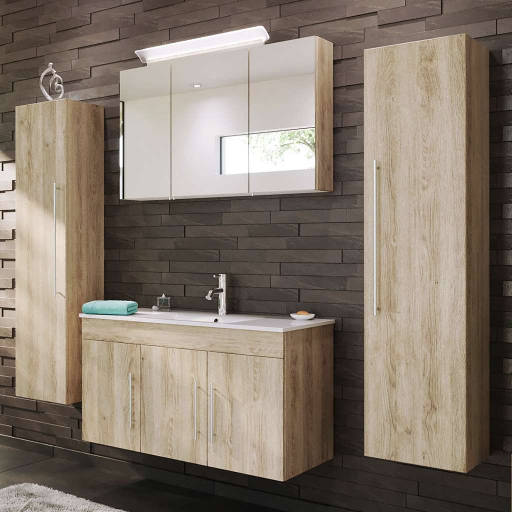 home24 Badezimmerset Teramo II (4-teilig)