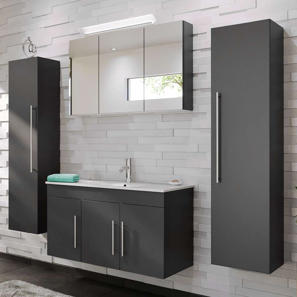 home24 Badezimmerset Teramo II (4-teilig)