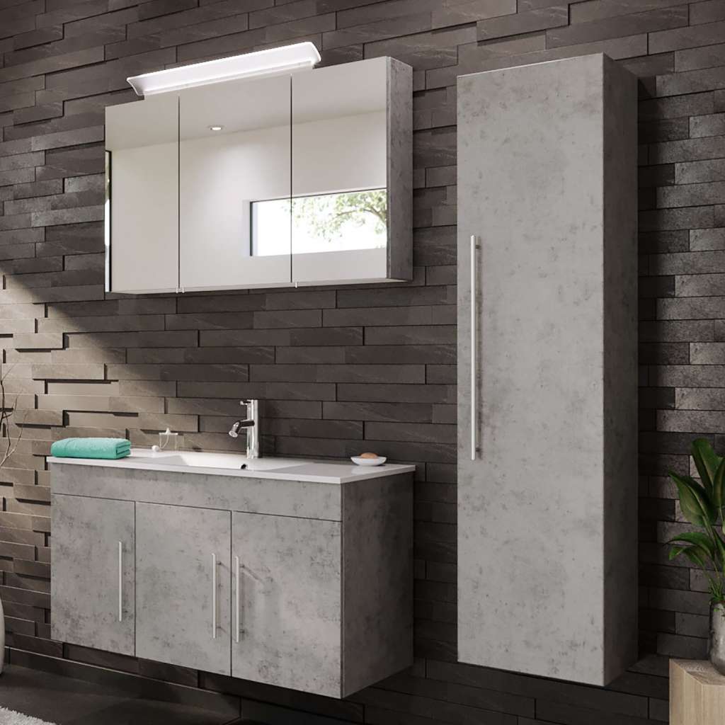 home24 Badezimmerset Teramo I (3-teilig)