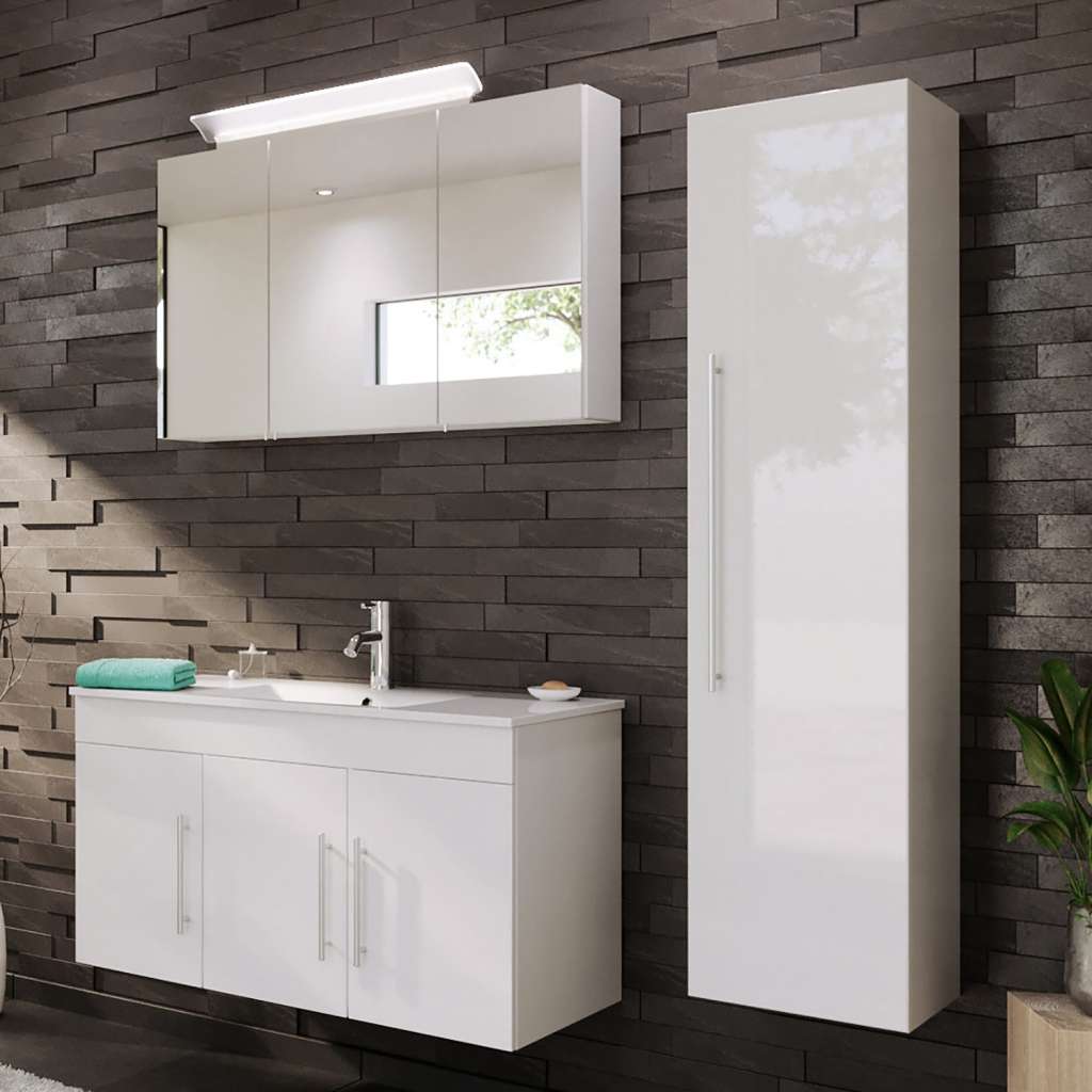 home24 Badezimmerset Teramo I (3-teilig)