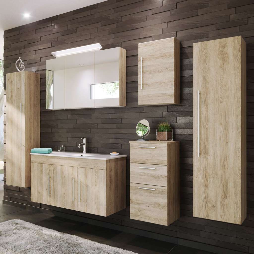 home24 Badezimmerset Teramo IV (6-teilig)