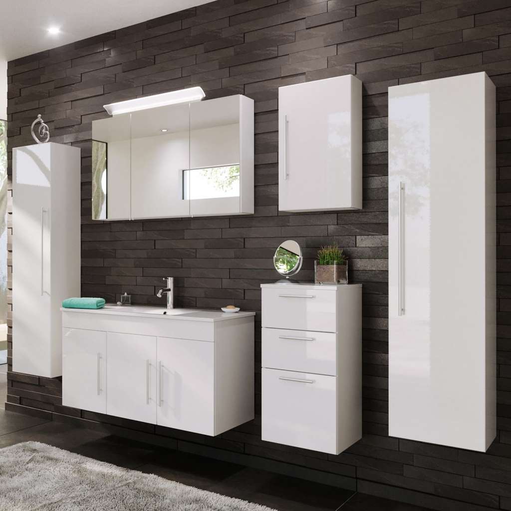 home24 Badezimmerset Teramo IV (6-teilig)