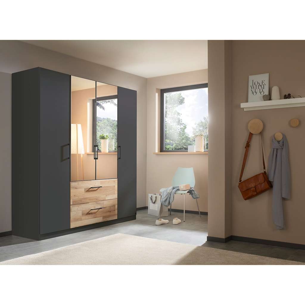 home24 Drehtürenschrank Pai