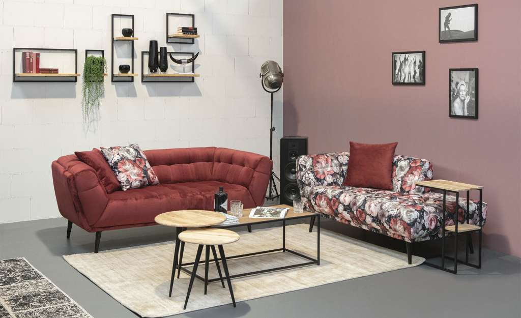 Ottomane  Rosie ¦ grau Polstermöbel > Sofas > Einzelsofas - Höffner