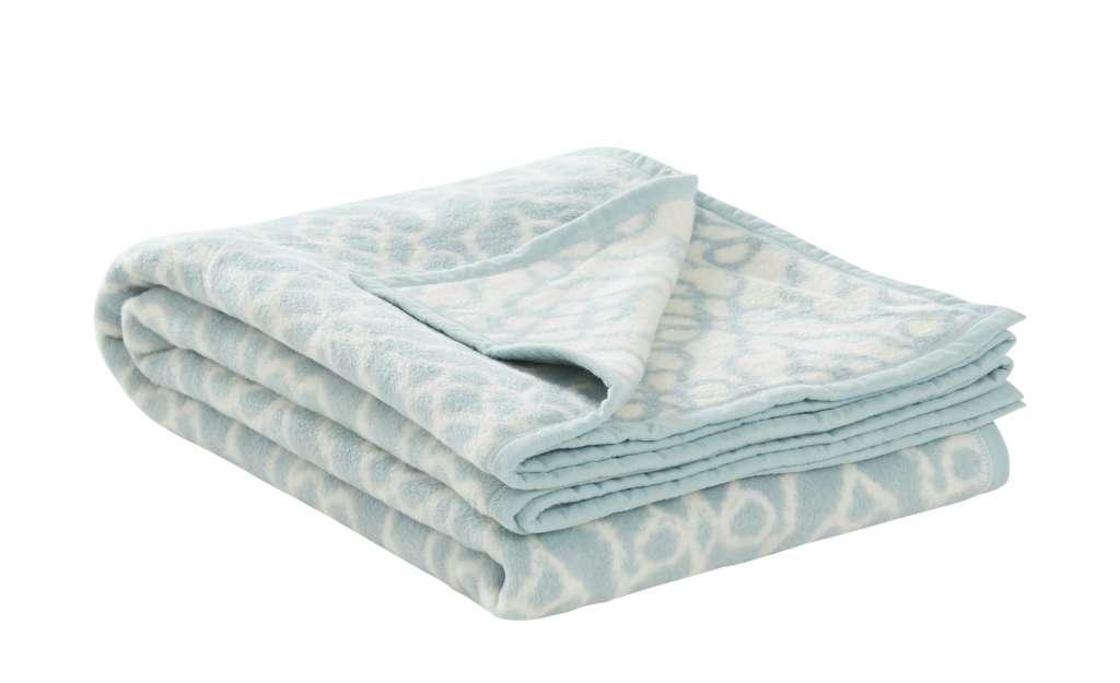 HOME STORY Wohndecke  Persian Summer ¦ blau ¦ 50% Baumwolle, 43% Polyacryl, 7% Polyester Heimtextilien > Kuscheldecken - Höffner