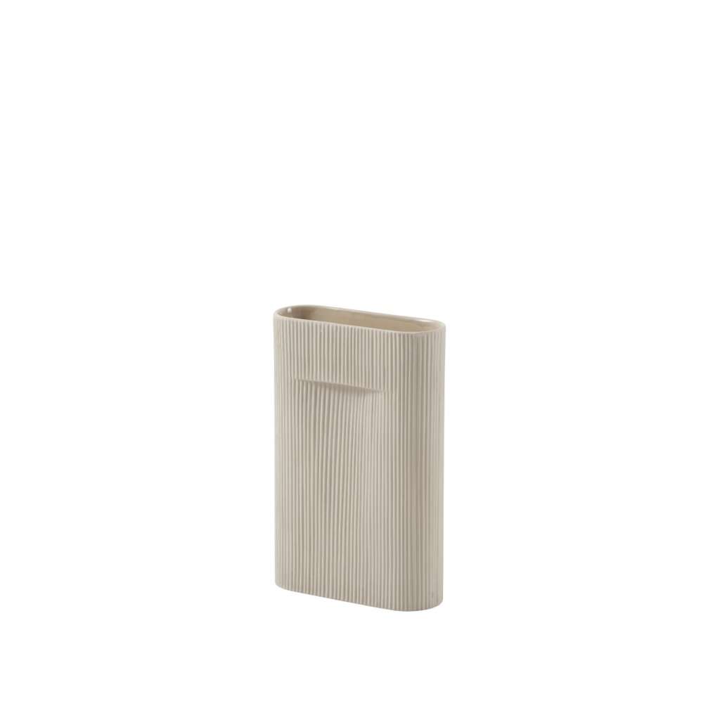 Muuto - Ridge Vase - beige - H 35 cm