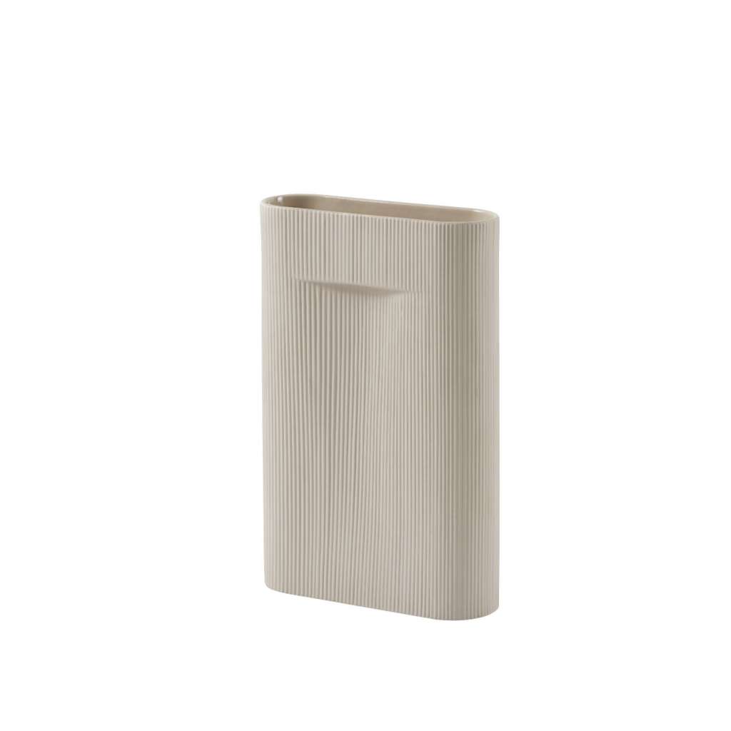 Muuto - Ridge Vase - beige - H 48,5 cm