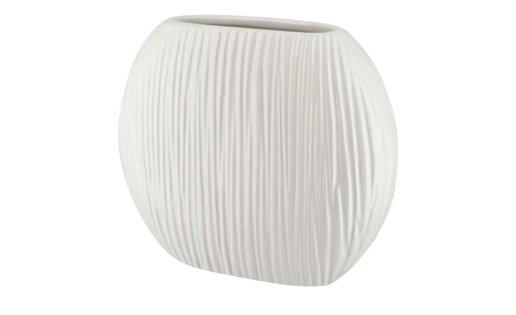 Vase ¦ weiß ¦ Keramik Dekoration > Vasen - Höffner