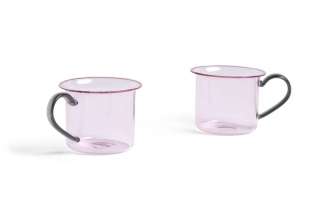 HAY - Borosilicate Glasbecher 2er Set - pink