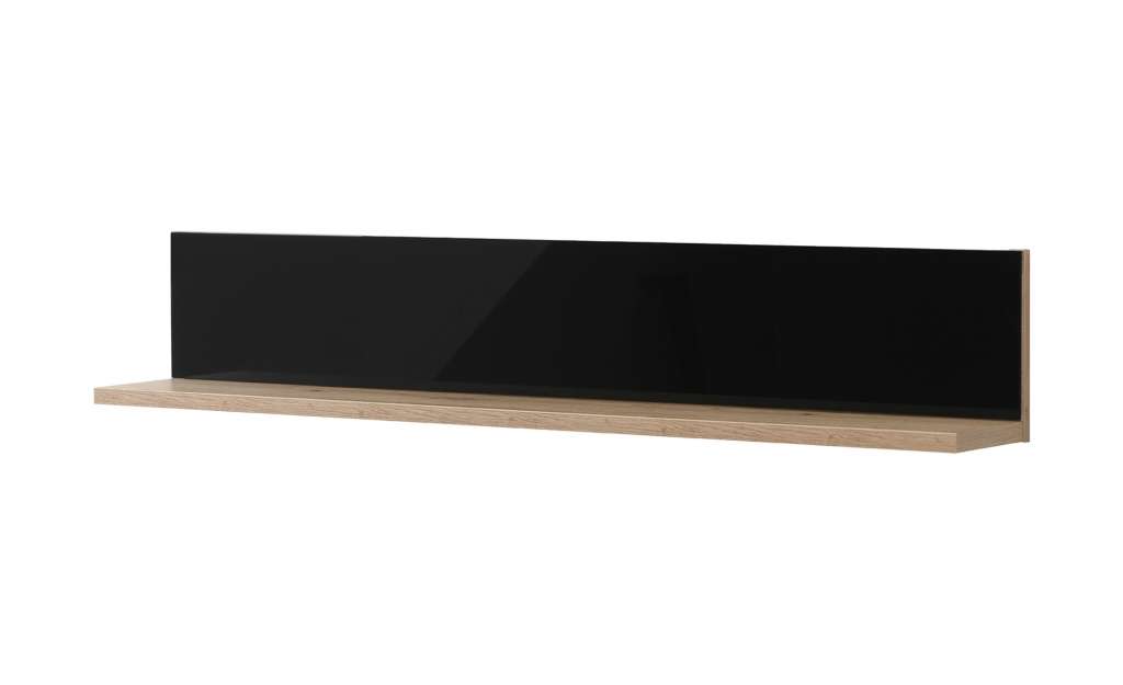 Wandboard  Vetros ¦ schwarz Regale > Wandregale - Höffner