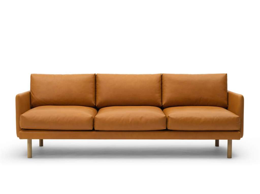 bruunmunch - Emo 3-Sitzer Sofa - Dakar 0250 - cognac