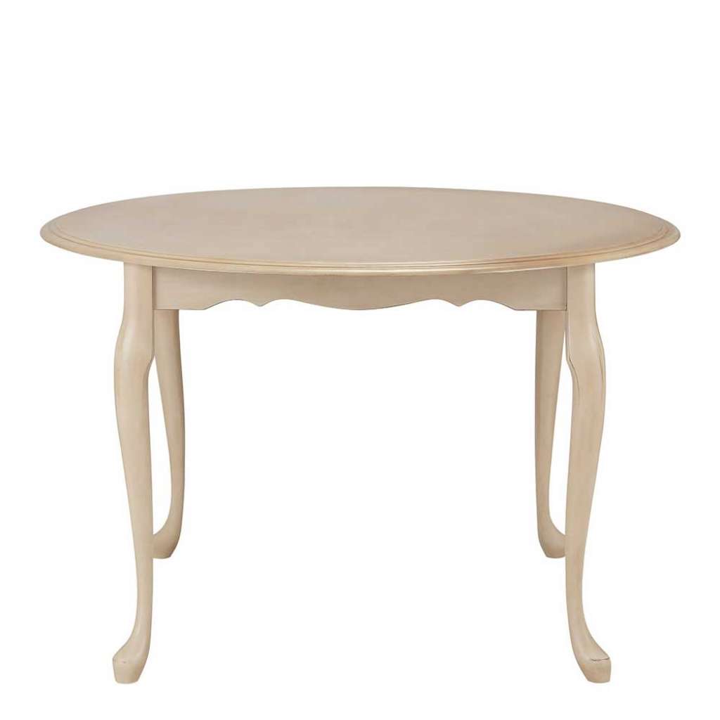 Küchentisch in Creme Weiß Vintage Design