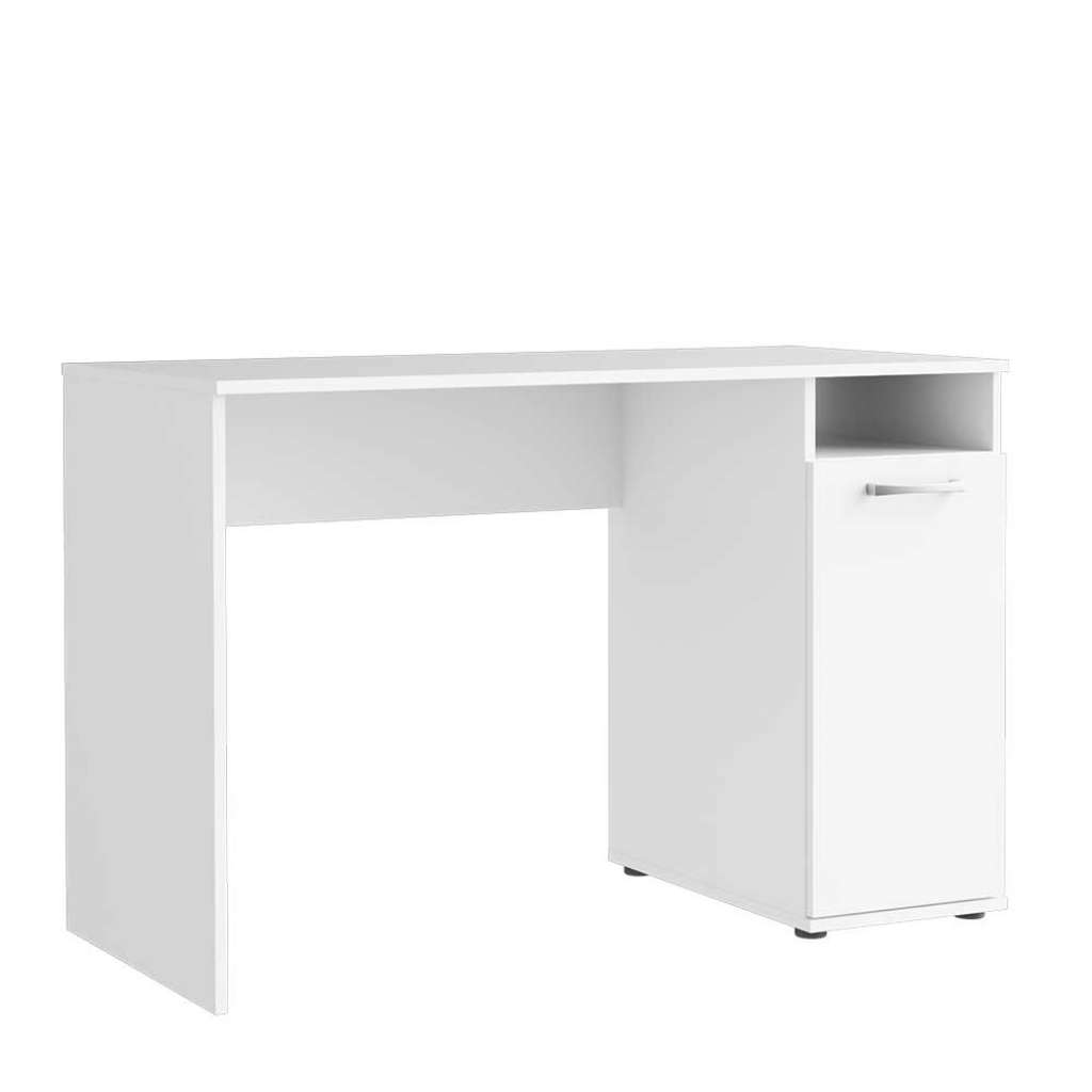 Büroschreibtisch in Weiß 110 cm breit