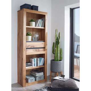 Holzregal aus Zerreiche Massivholz Wildeiche Massivholz