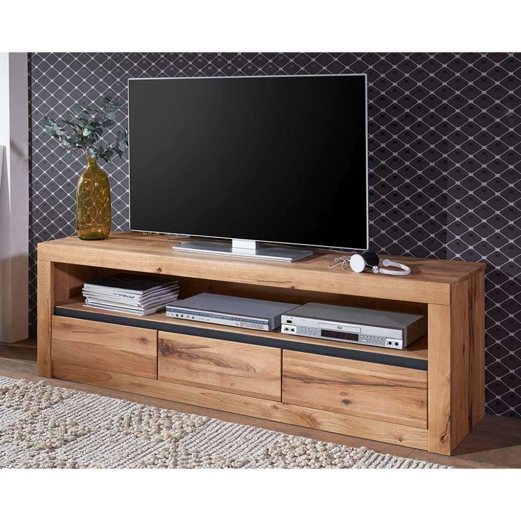 TV Sideboard aus Wildeiche Massivholz Zerreiche Massivholz