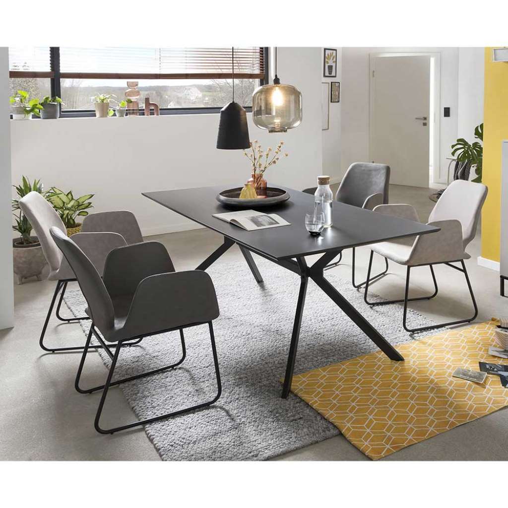 Esszimmergarnitur im Skandi Design 180 cm Tisch (5-teilig)