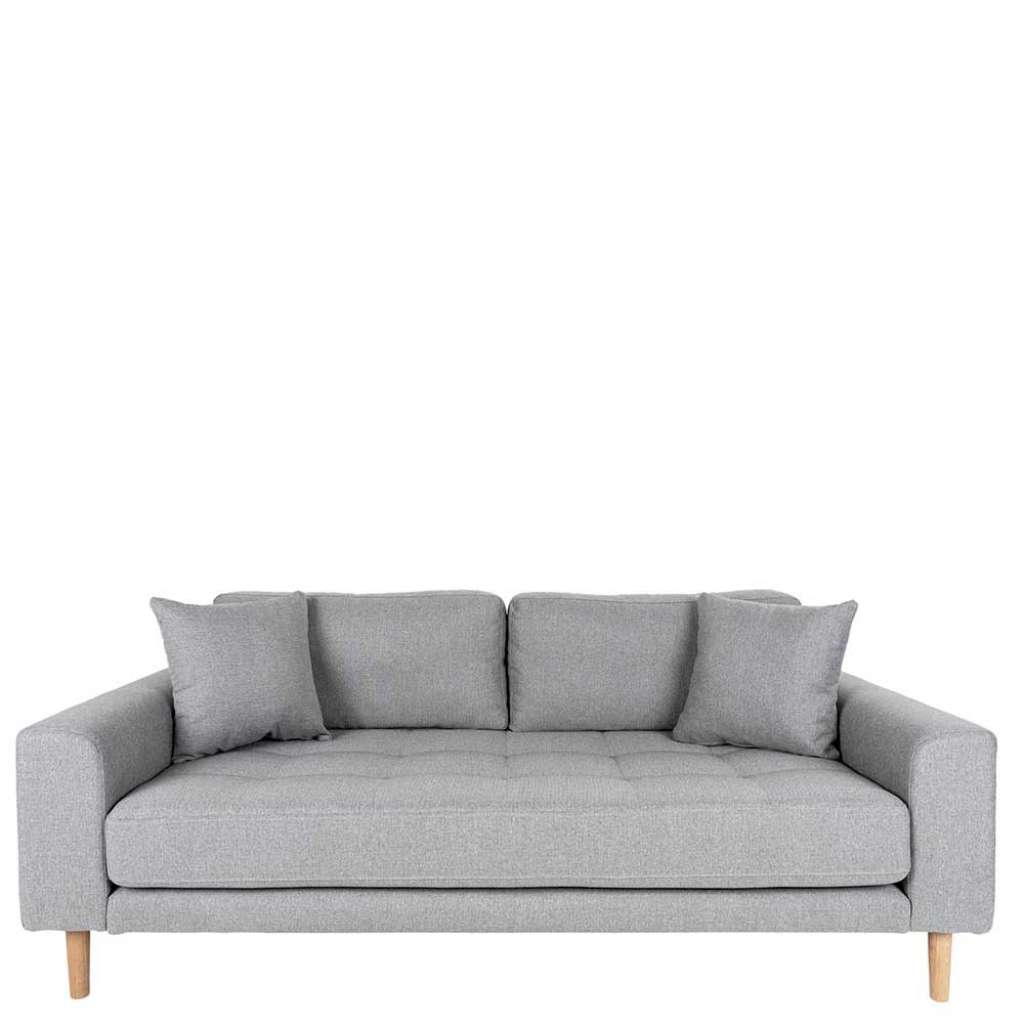 Sofaecke in Hellgrau Webstoff 180 cm breit