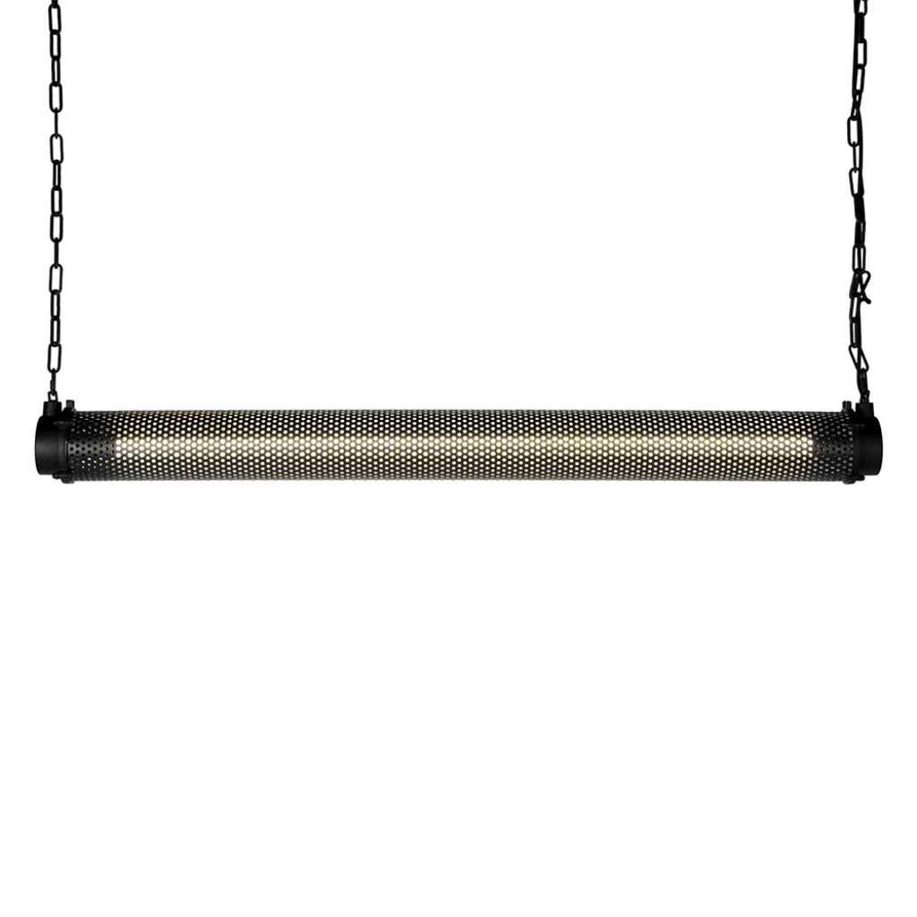 Metall Hängelampe in Schwarz LED Beleuchtung