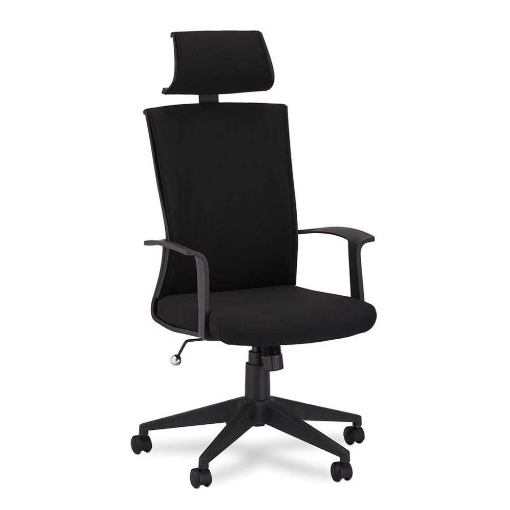 Bürostuhl mit hoher Lehne Kunststoffuniversalrollen