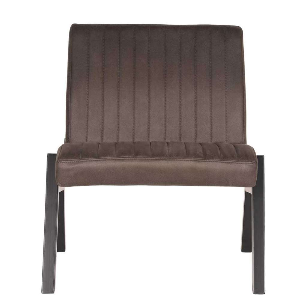 Lounge Sessel in Anthrazit Microfaser modern