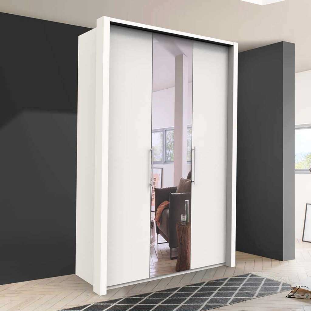 Schlafzimmerkleiderschrank mit Spiegel foliert