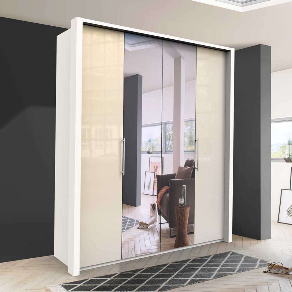 Schlafzimmerschrank mit Spiegeltür modernem Design