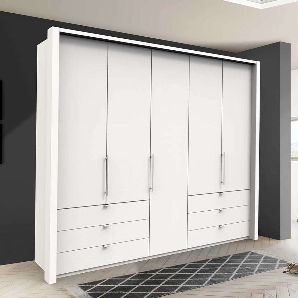 XL Ankleideschrank 3 türig Weiß