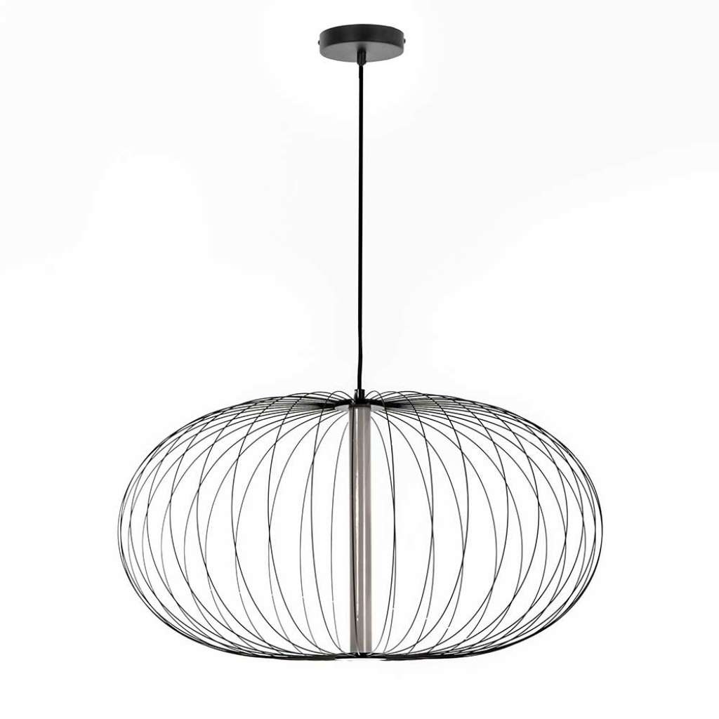 Deckenlampe aus Metall Schwarz