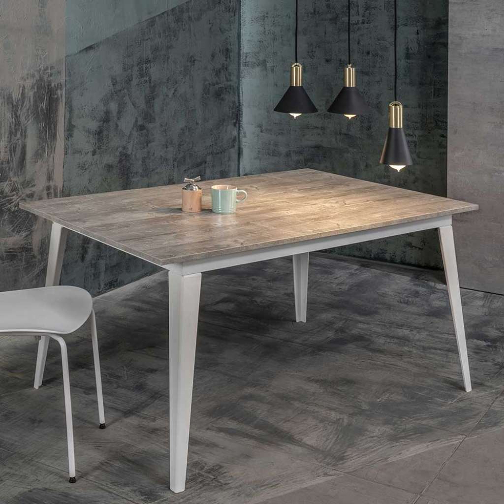 Tisch Esszimmer mit Top Kulissenauszug Vierfußgestell