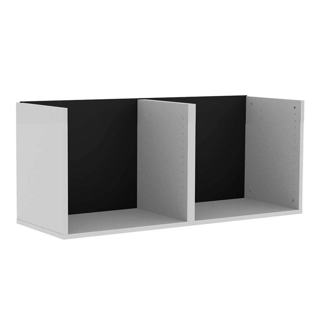 Hängeregal mit Rückwand 120 cm breit